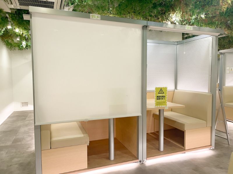 1名用半個室席(S席)